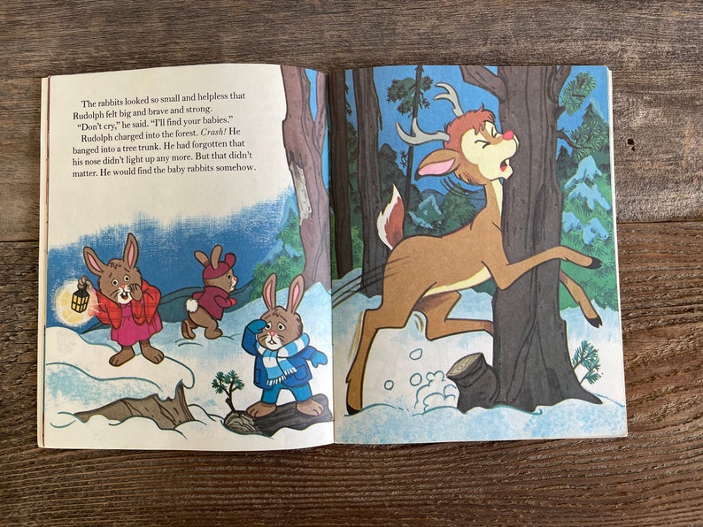 Strong Rudolph Rudolph the Red-nosed Reindeer Book: 1982 Edition - Etsy Australia