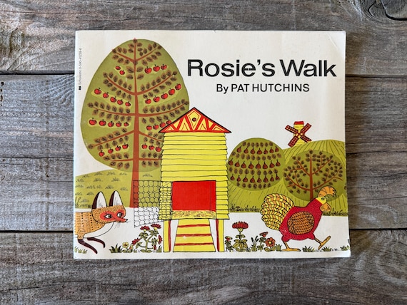 Rosie's Walk by Pat Hutchins // 1987 Soft Cover Children's Book - Etsy