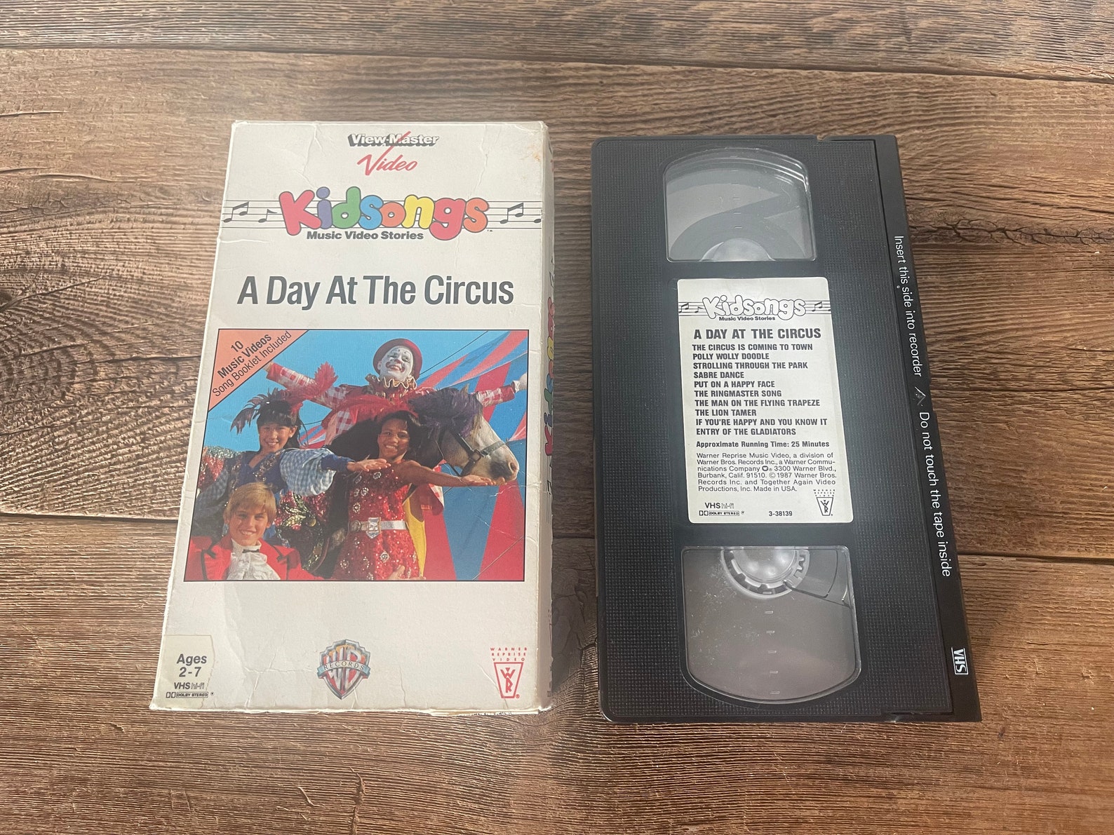 Vintage Kidsongs VHS Movie // A Day at the Circus // 1987 - Etsy