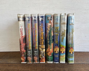 The Land Before Time VHS Movies // Sold Individually // Great Valley Adventure, Journey Through Mists, Big Freeze, Journey to Big Water