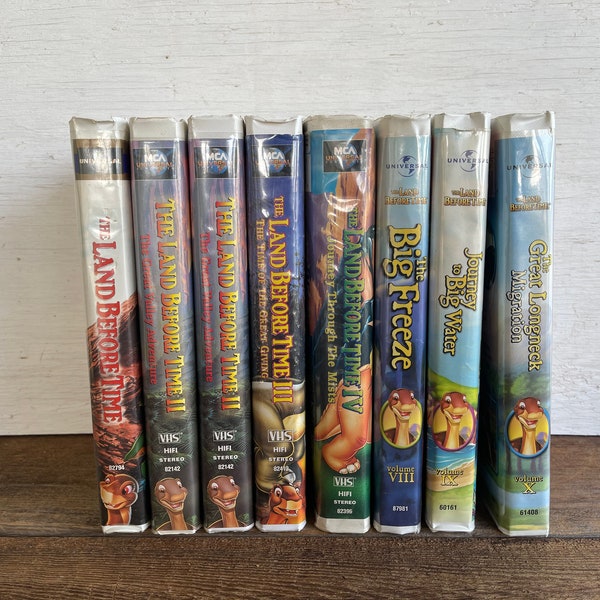 The Land Before Time VHS Movies // You Choose // Walt Disney