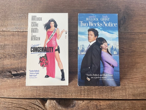 Sandra Bullock Movies // Miss Congeniality and Two Weeks Notice // Hugh Grant // VHS Movies