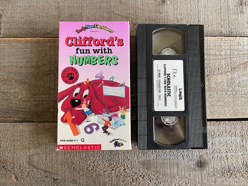 Clifford the Big Red Dog VHS Movies // Set of 3 // Fun With Letters