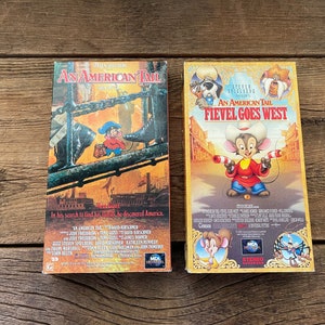 Vintage An American Tail VHS Movie: Fievel Goes West