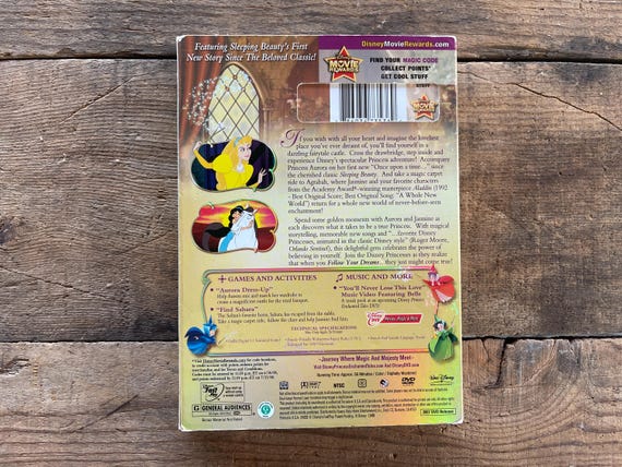 ディズニープリンセス 魔法にかけられた物語 DVD // 夢を追って