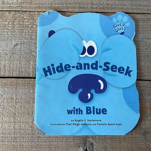 El juego del escondite con Blue // Libro de pistas de Blue // 1999 // Angela C. Santomero // En perfecto estado