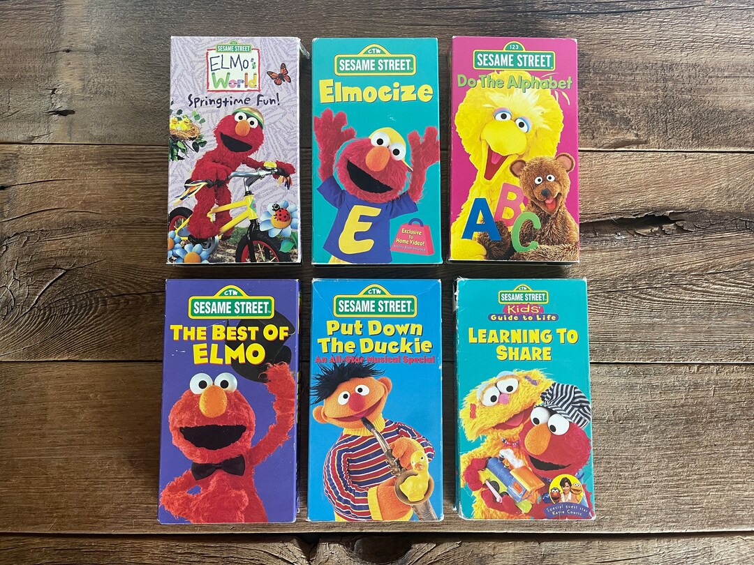 Sesame Street VHS Movies // You Choose // Elmo, Do the Alphabet, Put