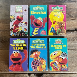 Sesame Street VHS Movies // You Choose // Elmo, Do the Alphabet, Put ...