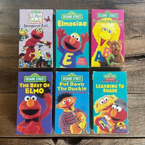 Sesame Street VHS Movies // You Choose // Elmo, Do the Alphabet, Put ...