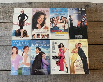 Vintage Chick Flick VHS: Romantic Comedy Movies - Sold Individually