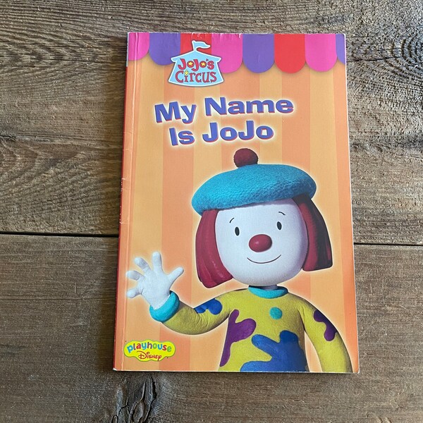Vintage JoJo's Circus Book // My Name is JoJo // Playhouse Disney