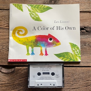 A Color of His Own // Leo Lionni // Vintage Book and Cassette Tape