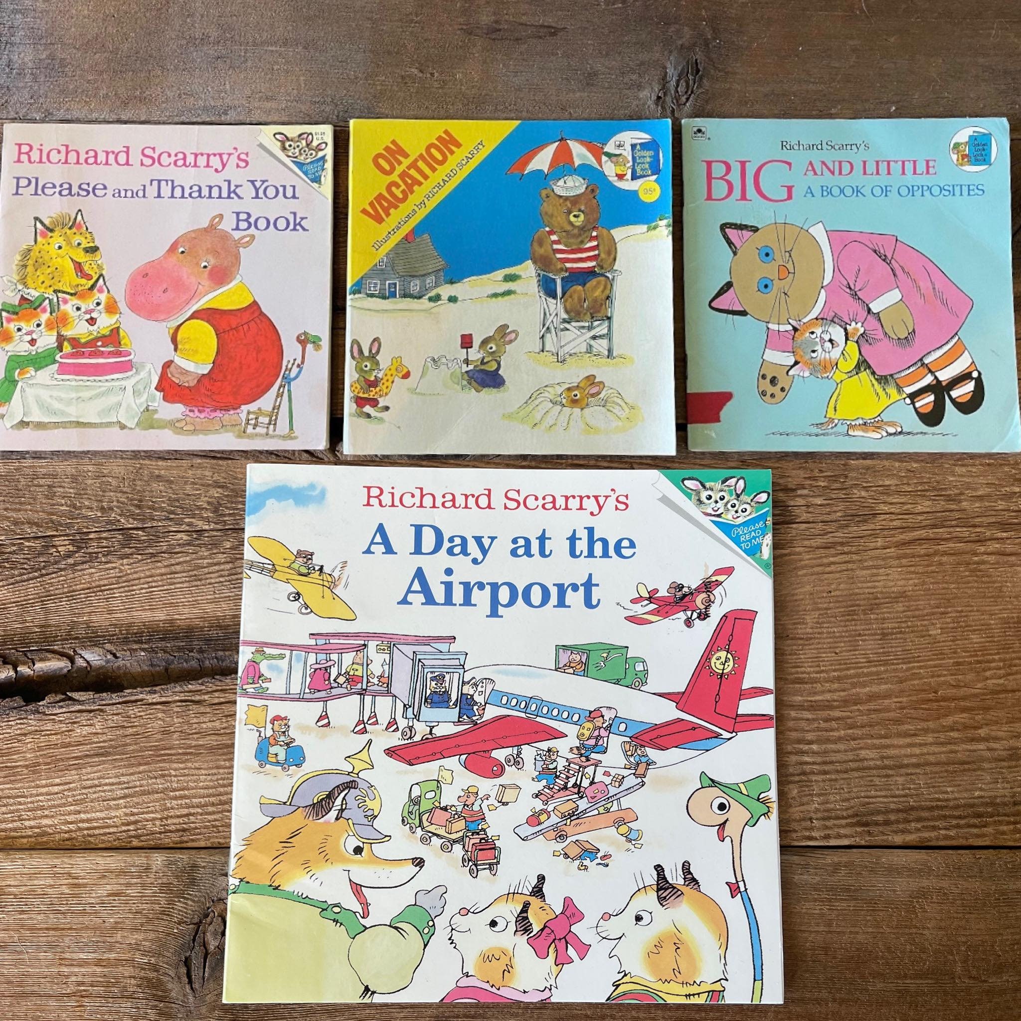 リチャードスキャリー 2冊セット Amazon.co.jp: 英語絵本2冊Richard Scarry's リチャードス