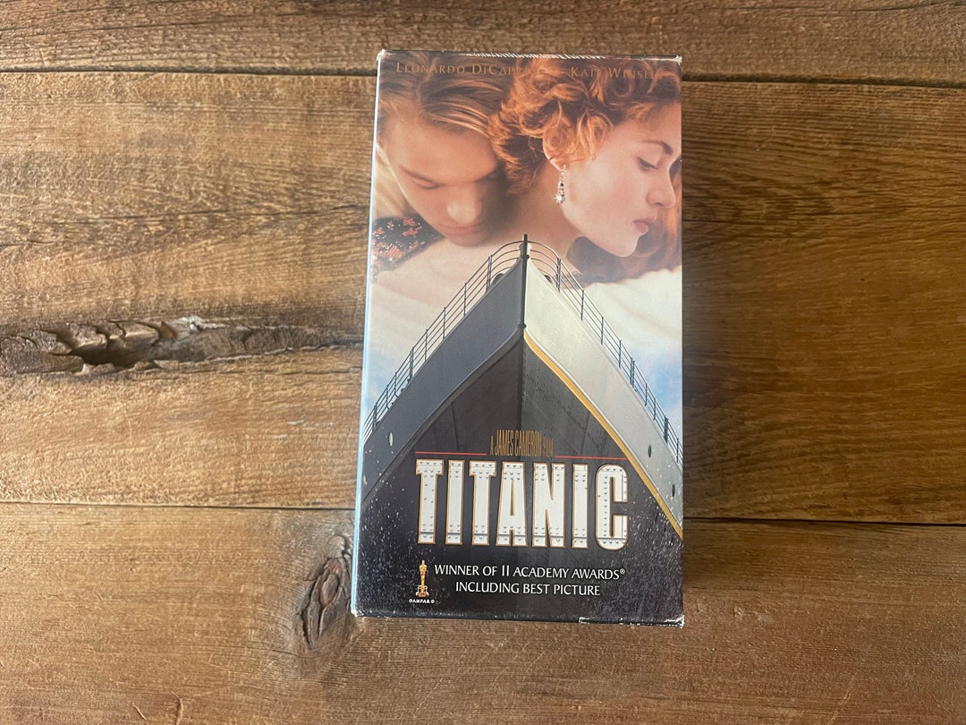 Titanic VHS 2 Cassette Set 1998 // Excellent Condition // Leonardo