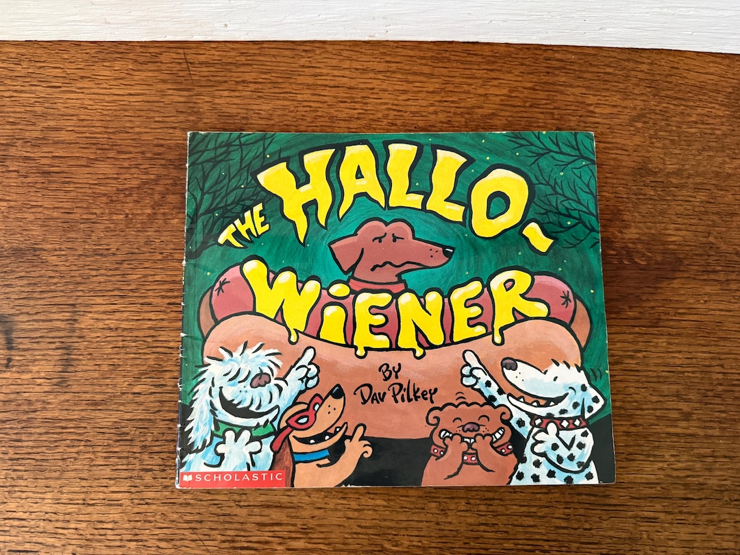 The Hallo-weiner by Dav Pilkey // Kids Halloween Book - Etsy
