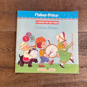 A Book of Counting Rhymes // Fisher Price // Little People Books // 1988