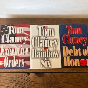 Tom Clancy Books // You Choose // Debt of Honor, Executive Orders, Rainbow Six image 3
