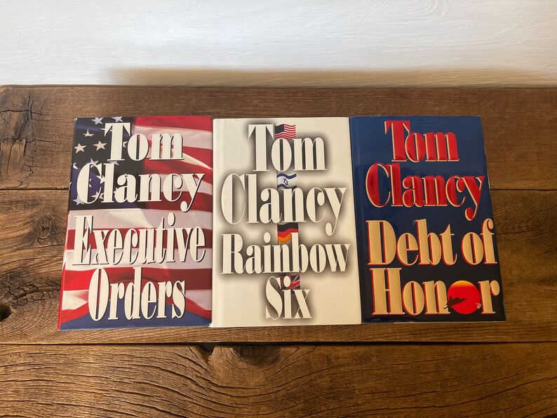 Tom Clancy Books // You Choose // Debt of Honor, Executive Orders, Rainbow Six image 3