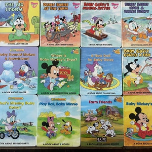 Vintage 1980's Disney Babies Board Books // You Choose // Baby's First ...