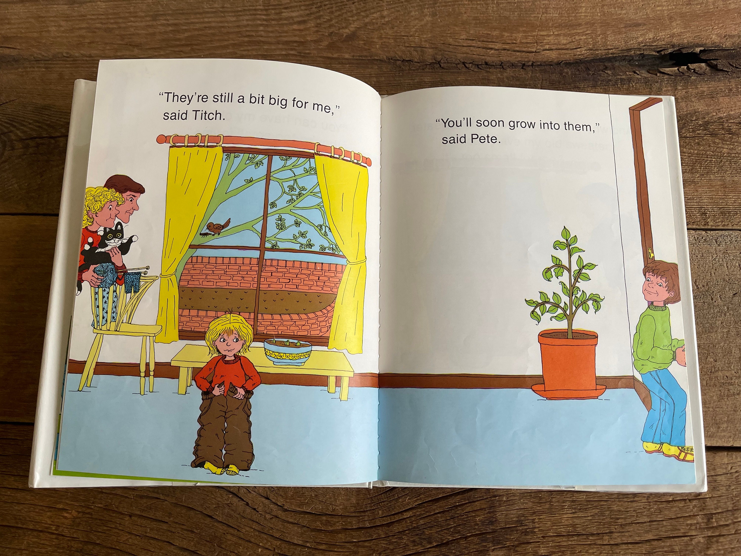 You'll Soon Grow Into Them, Titch // Pat Hutchins // 1983 First