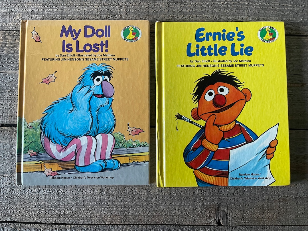 Vintage Sesame Street Start-to-read Book: 1980s Hardcover (sold
