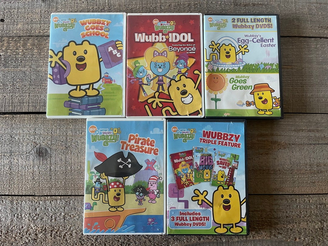 Wow! Wow! Wubbzy! Dvds // Sold Individually // Nick Jr Show