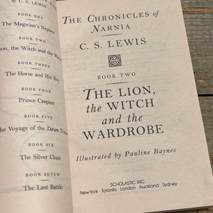 The Lion, the Witch and the Wardrobe // C.S. Lewis // The Chronicles of Narnia // First Scholastic Printing 2006 image 4