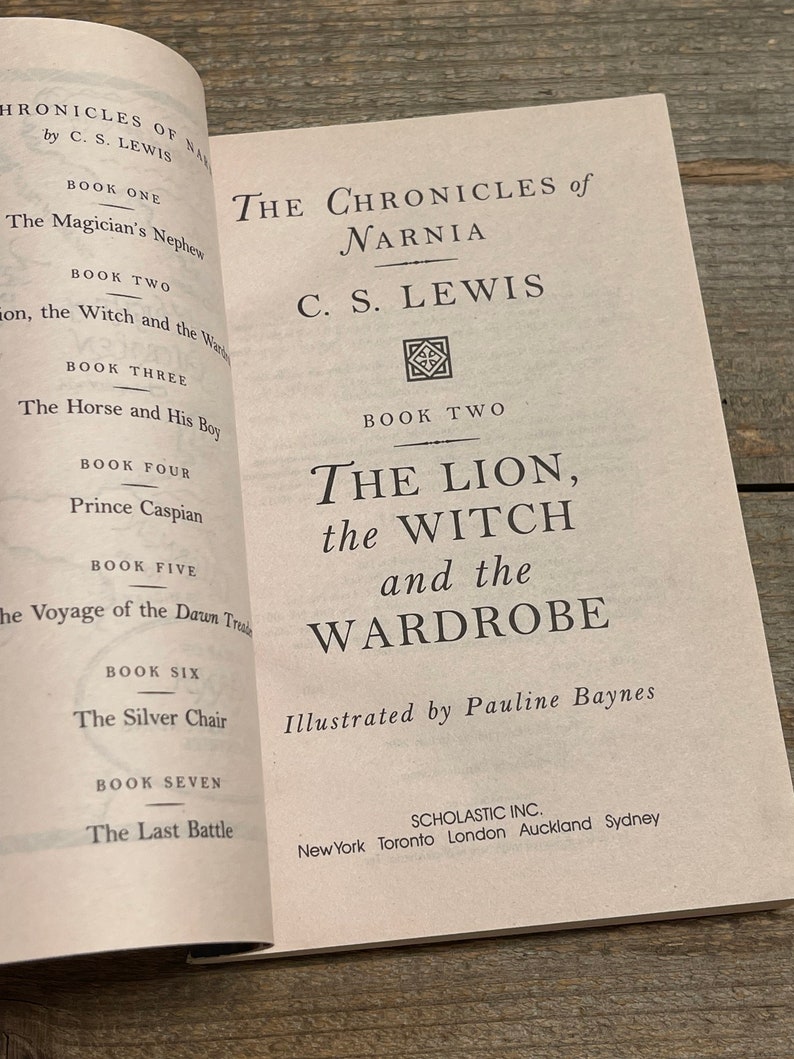 The Lion, the Witch and the Wardrobe // C.S. Lewis // The Chronicles of Narnia // First Scholastic Printing 2006 image 4