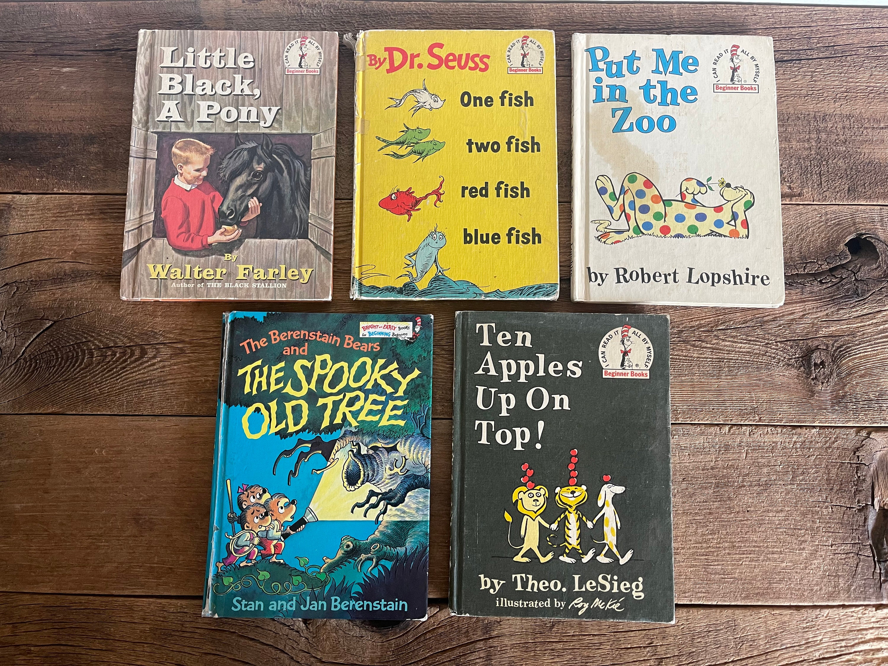 LINEN COVER Dr. Seuss Beginner Books // Choose One // Linen