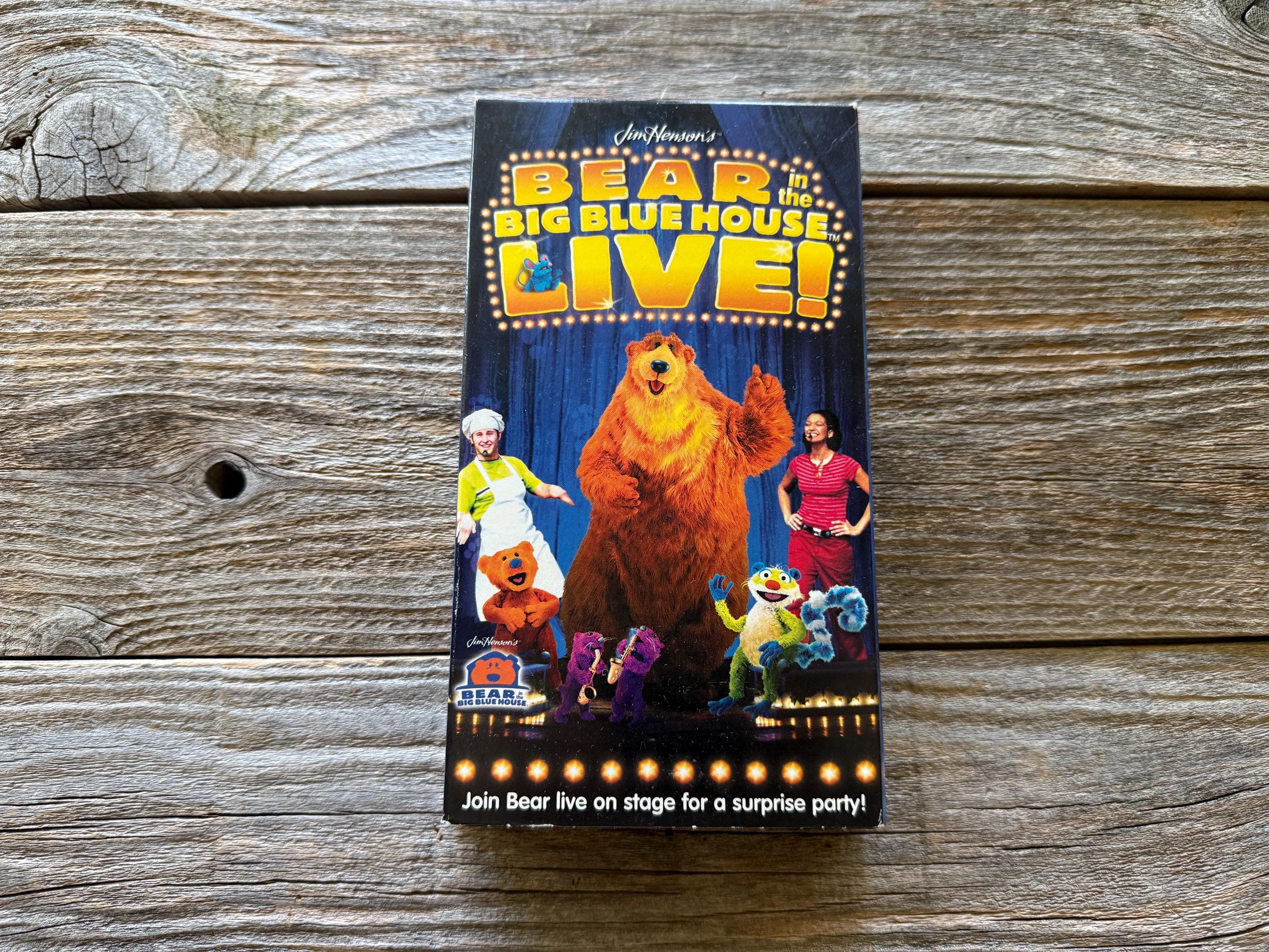 Jim Henson's Bear in the Big Blue House Live! // 2003 VHS - Etsy