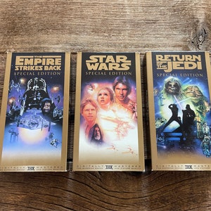Vintage Star Wars Special Edition VHS Movies - Set of 3