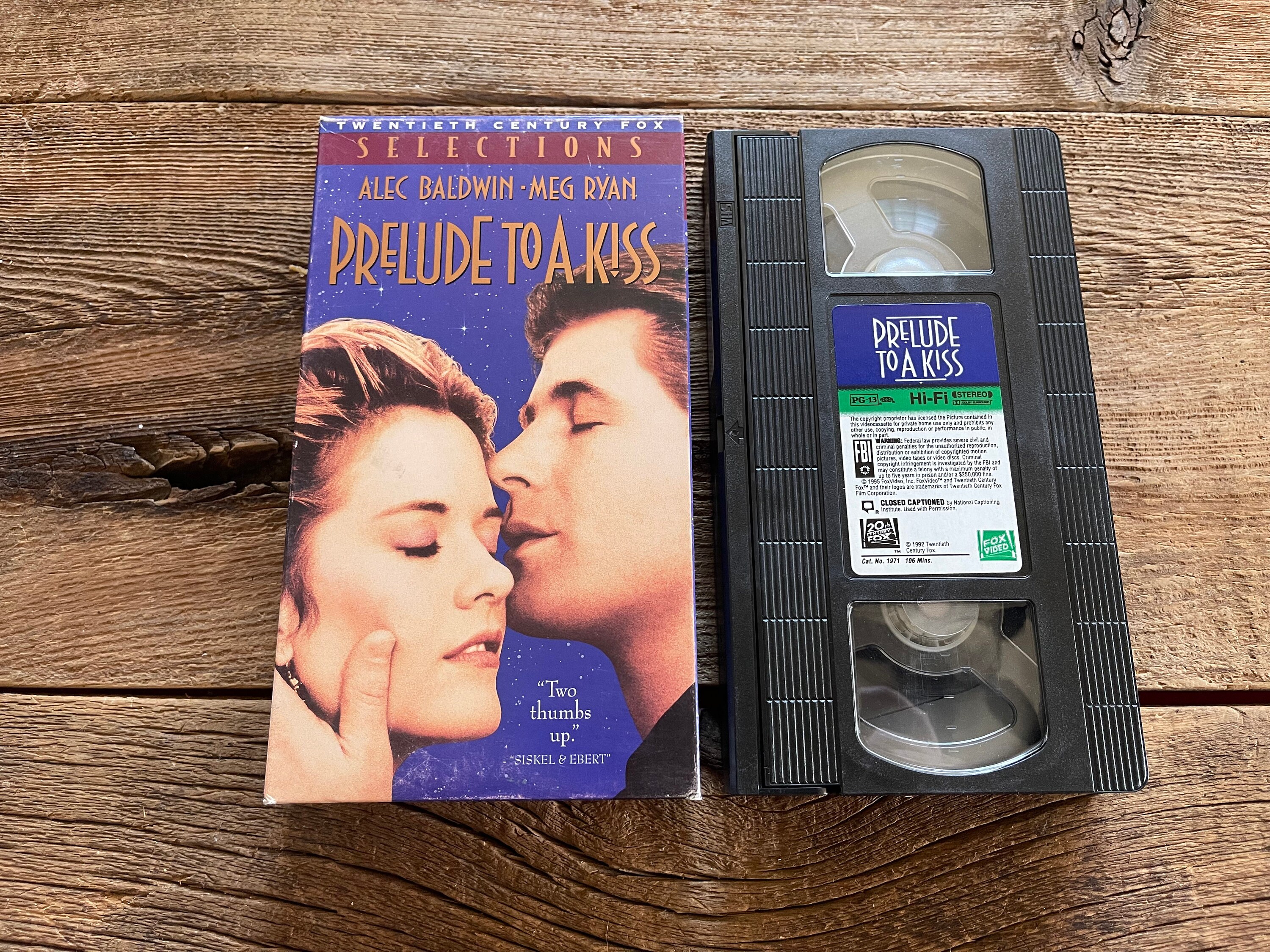 Prelude to a Kiss // Alec Baldwin, Meg Ryan // 1992 - Etsy