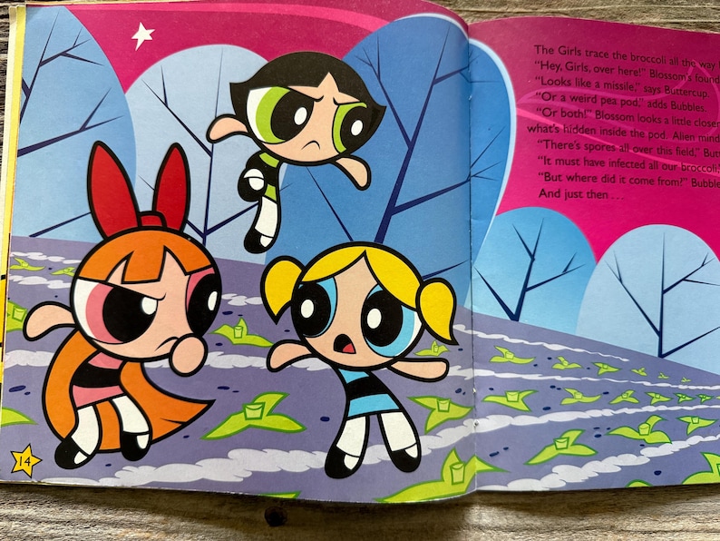 The Powerpuff Girls Book - Beat Your Greens - 2001 - Etsy