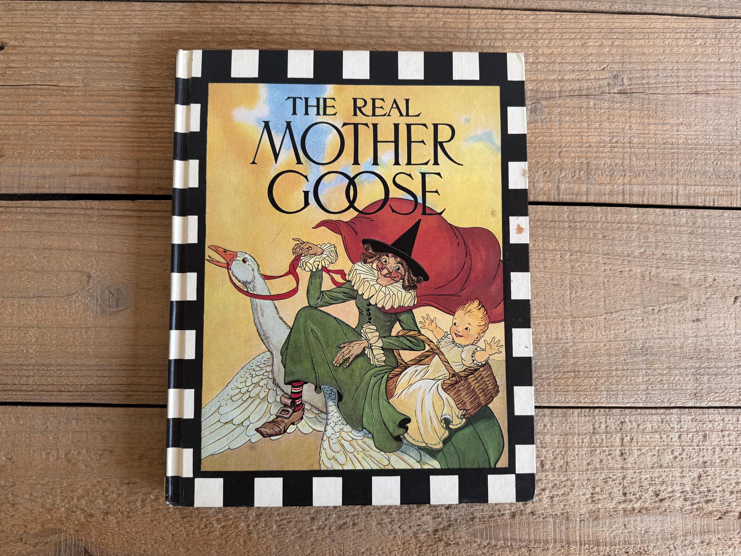 Vintage the Real Mother Goose Book - Etsy