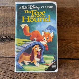 Vintage Walt Disney Classic, &quot;The Fox and the Hound&quot; // Black Diamond // Rare // 1994