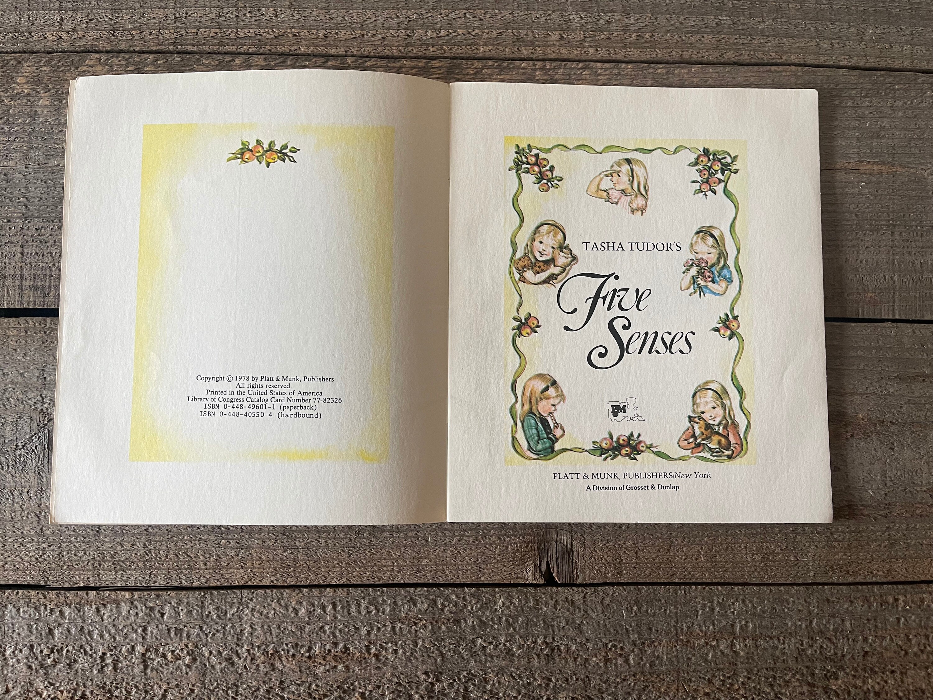 Tasha Tudor's Five Senses // Vintage Children's Book About the Seasons ...
