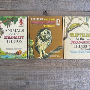 Vintage &#39;Do The Strangest Things&#39; Step-Up Book: 1960s Random House