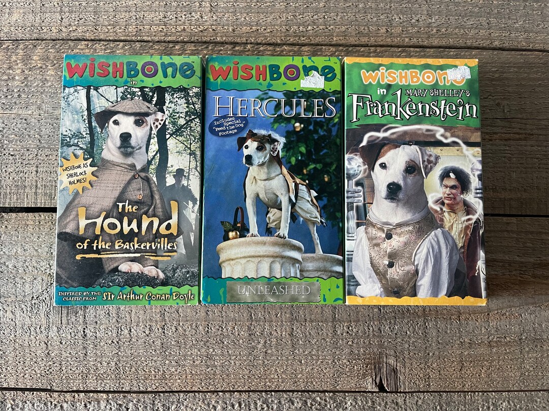 Vintage Wishbone VHS Movies // You Choose // Hercules Unleased, Hound ...