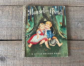 Hansel and Gretel by The Brothers Grimm // Pictures by Eloise Wilkin // A Little Golden Book 1954