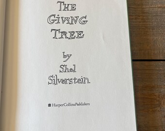 シェル・シルヴァスタイン著「The Giving Tree」// ハードカバー本