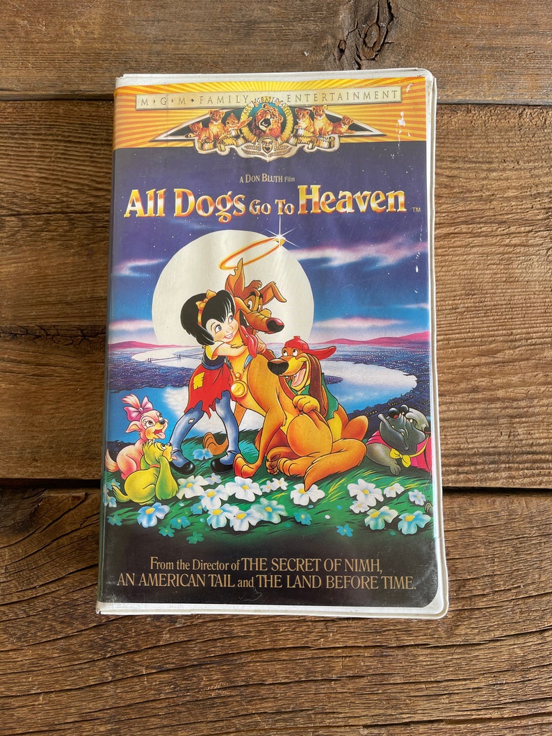 All Dogs Go To Heaven 2 Vhs Vintage VHS Movie, all Dogs Go to Heaven // 1989 // Dom De Luise, Burt