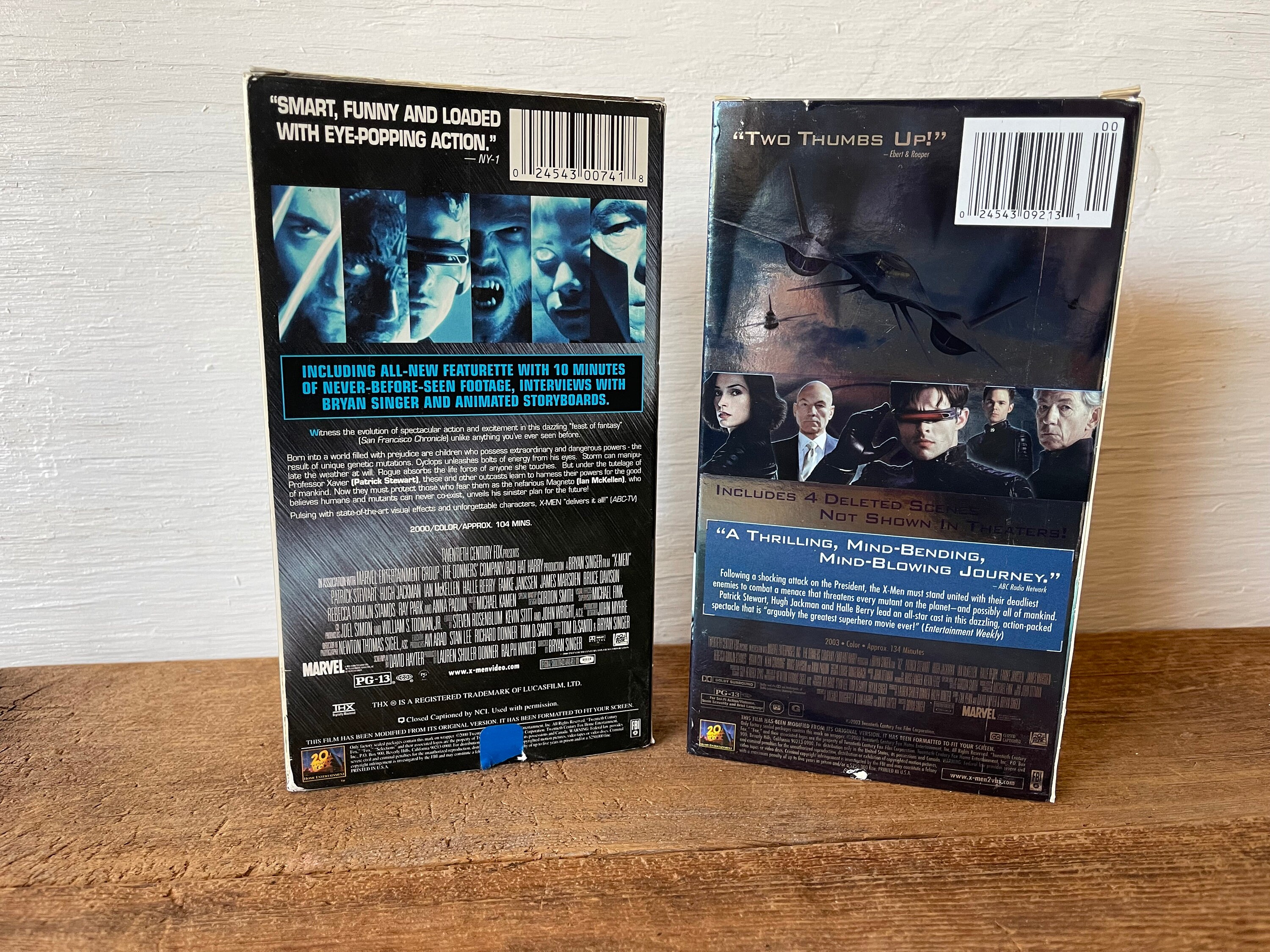 Buy Vintage X-men VHS Movies // Set of 2 // X-men and X2: X-men United