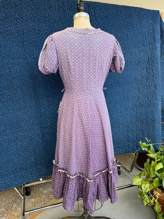 S / Vintage 1940s Penney’s Cotton Frocks Dress | … - image 8