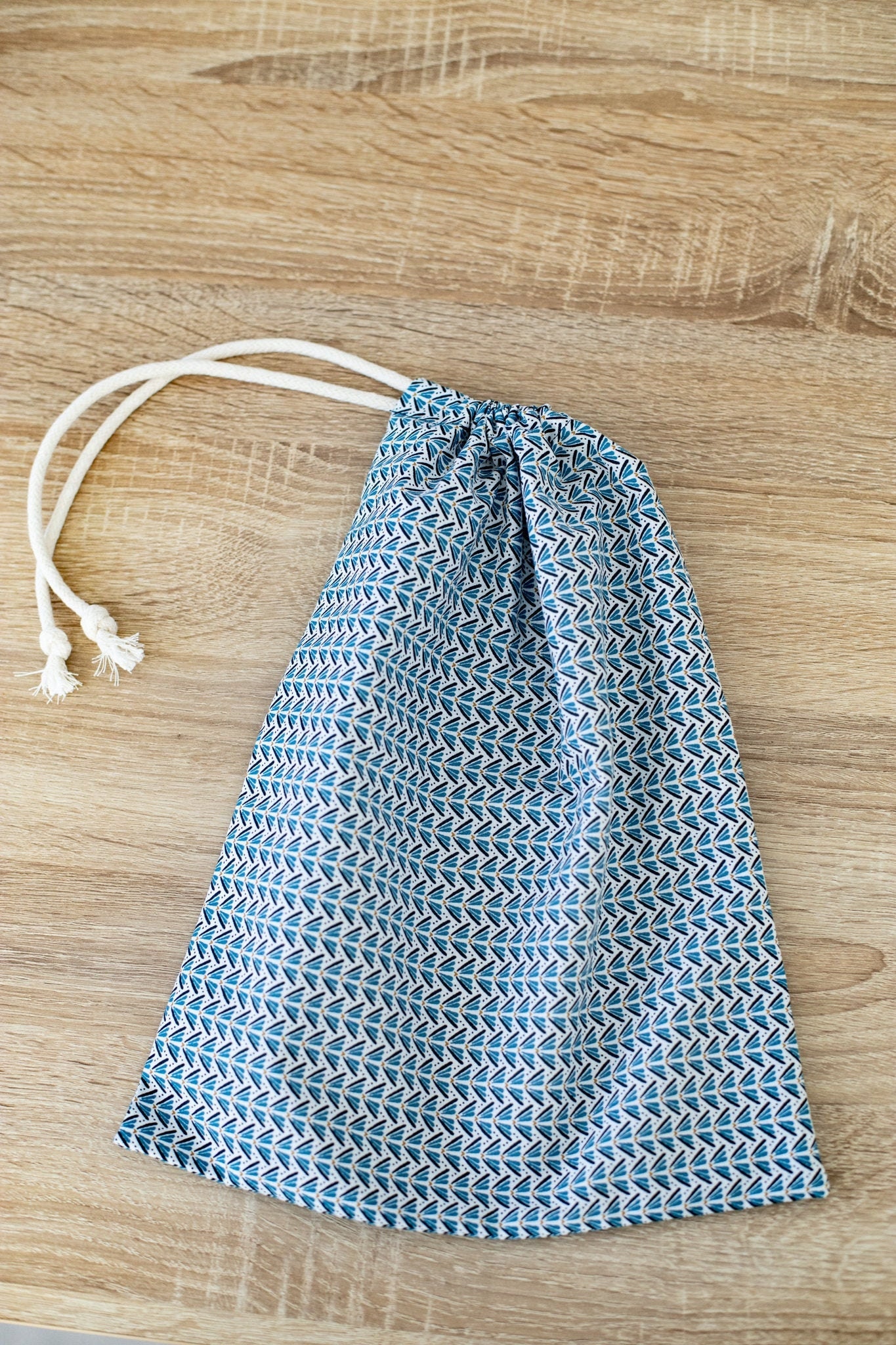 Sac à Vrac en Coton avec Lien Coulissant