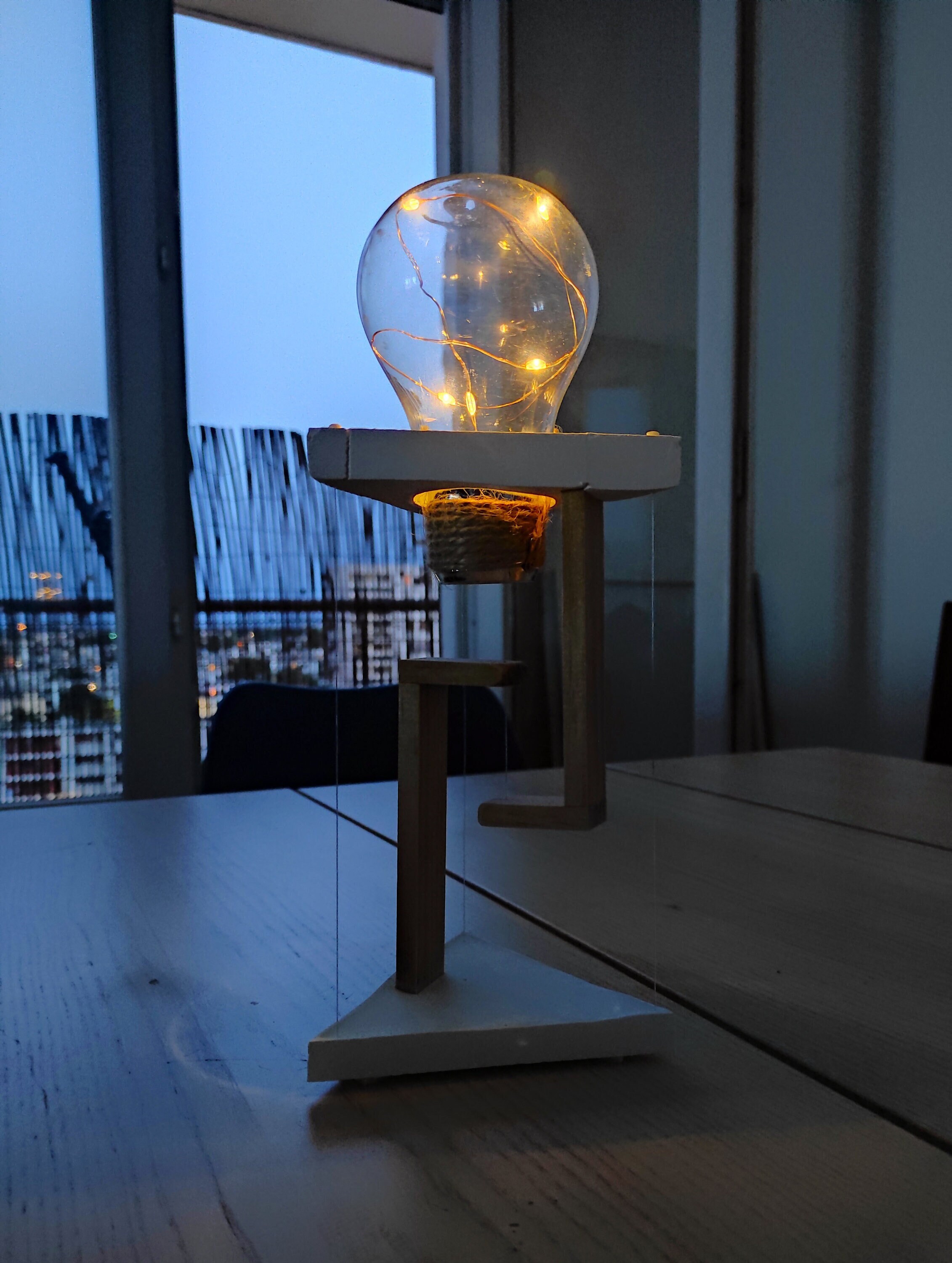 Guirlande lumineuse solaire étanche d'extérieur, 5m, 20 LED, avec 8 modes,  guirlande lumineuse marocaine à énergie solaire (blanc chaud)