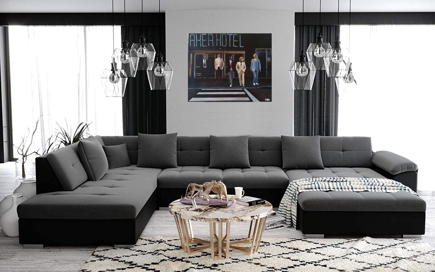 Tableau, Reservoir Dogs. Reproduction Photo sur Toile d'après L'original de Viii | Los Angeles Stree