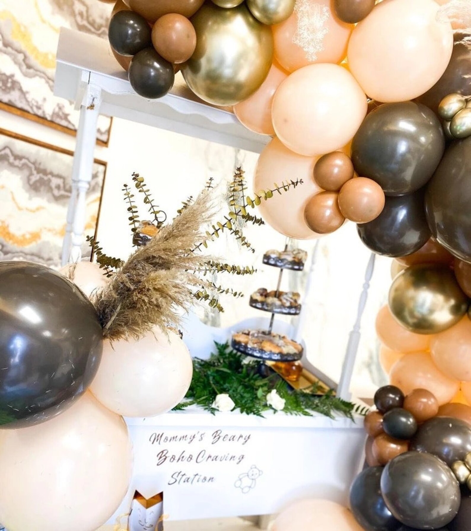 Coffee Balloon Garland 100 Balloons Party/ Event/ Wedding/ Etsy