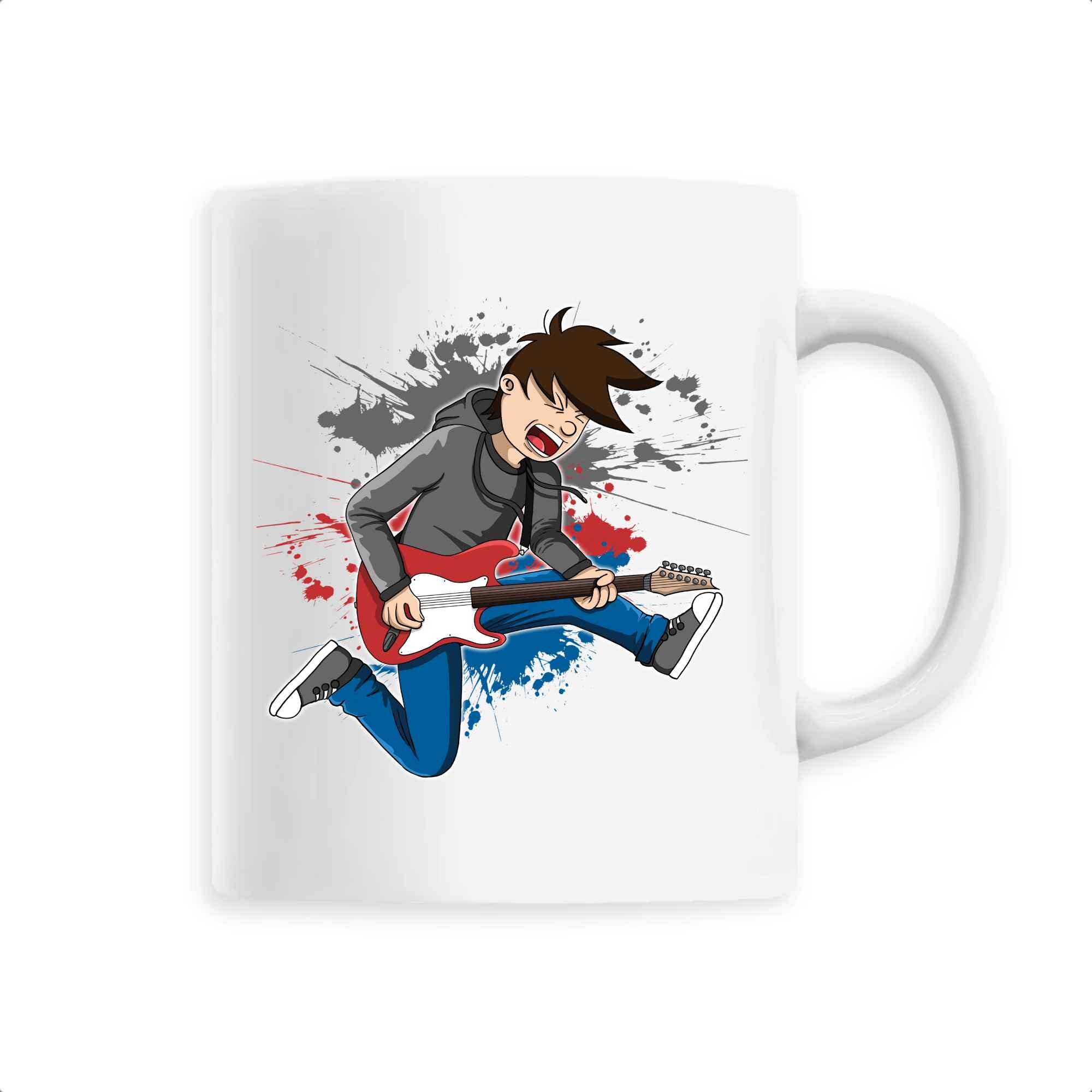 Mug Céramique - Garçon Guitariste