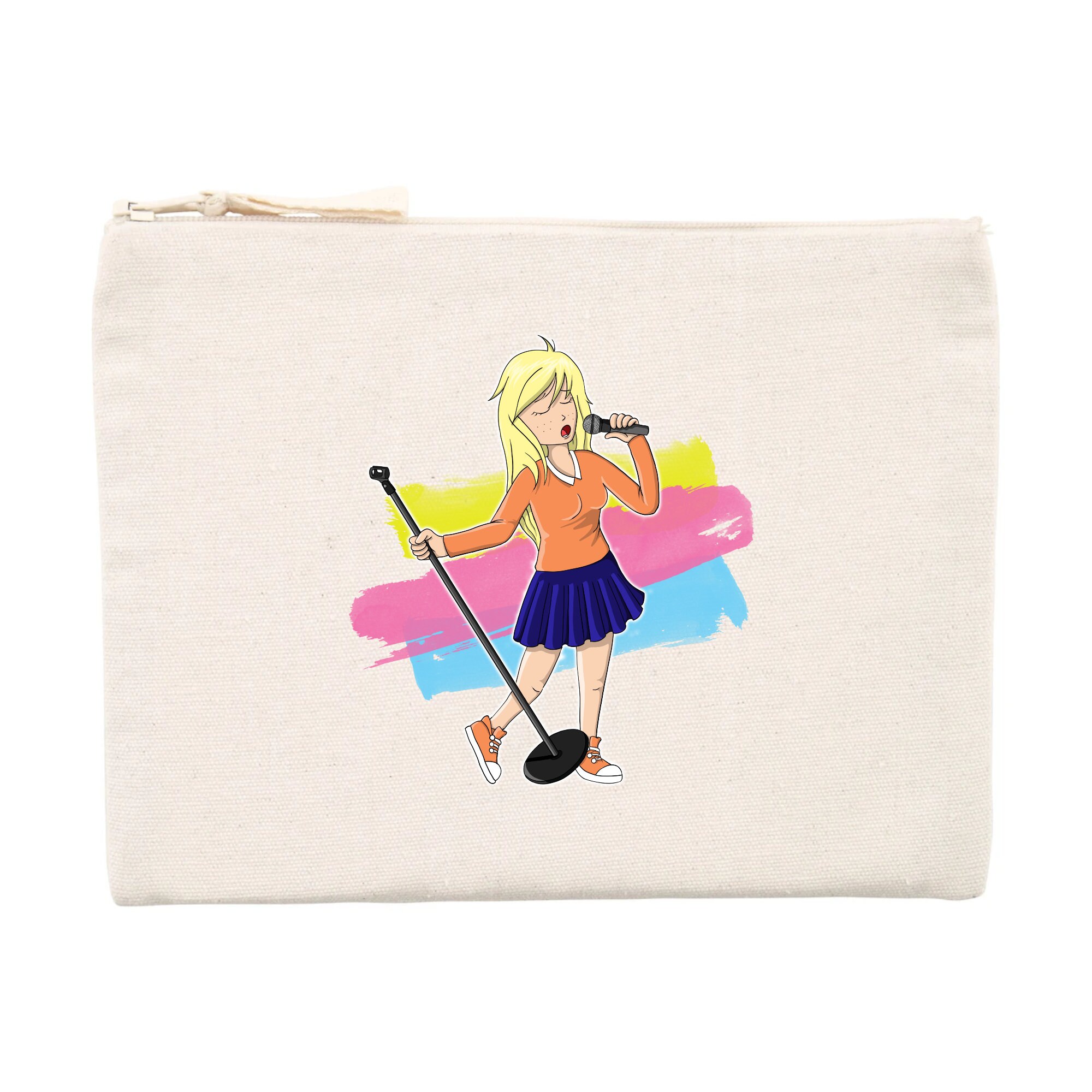 Pochette/Trousse - Fille Chanteuse