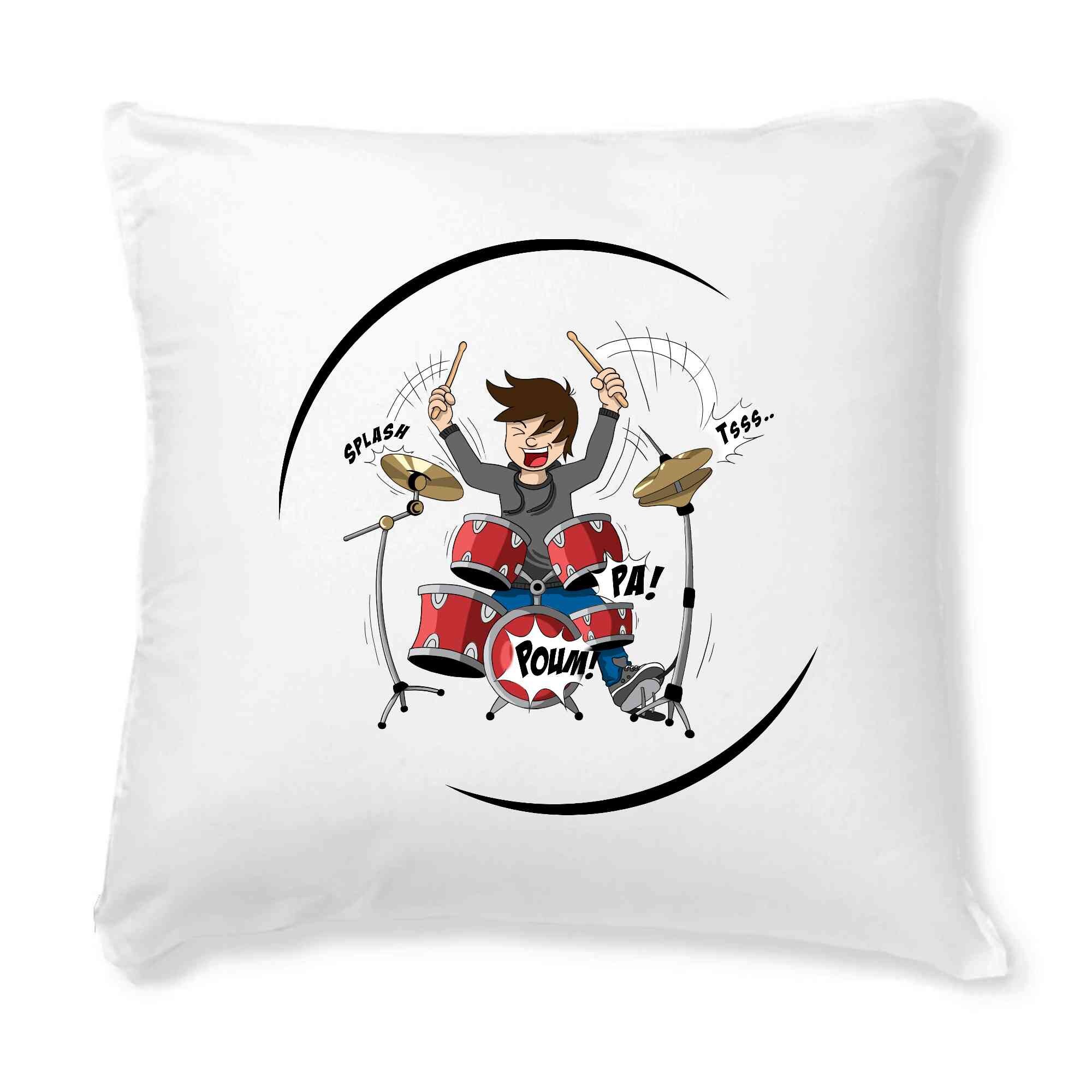 Coussin + Housse - Garçon Batteur